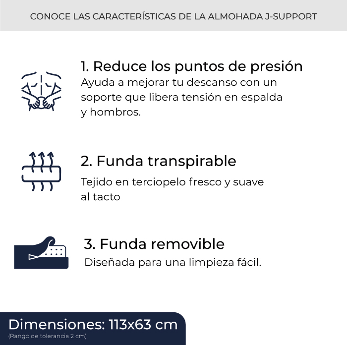 caracteristicas-almohada-j-support-marca-colchones-el-dorado