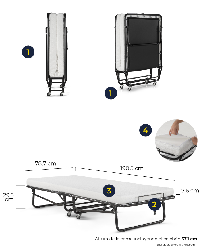 Camas-Funcionales-Folding-Bed-marca-colchones-el-dorado