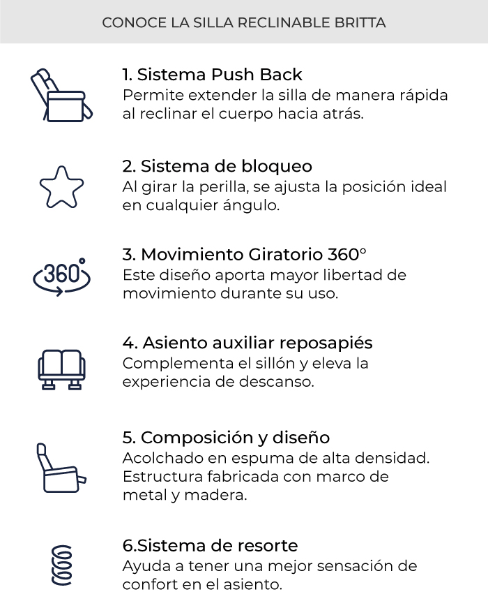 caracteristicas-silla-Reclinable-Britta-marca-el-dorado