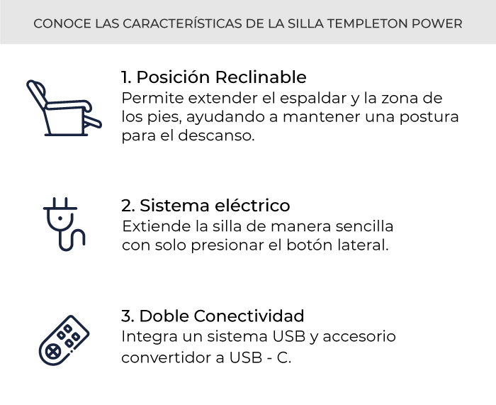 características-silla-reclinable-templeton