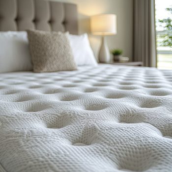 closeup-plush-white-mattress-with-quilted-pattern