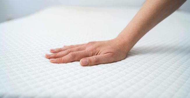 Hand Testing Mattress