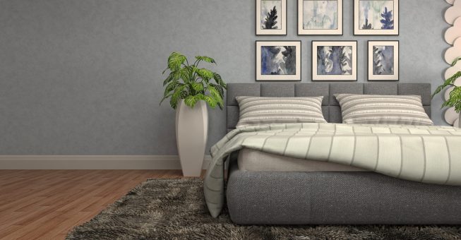 Illustration of the bedroom interior